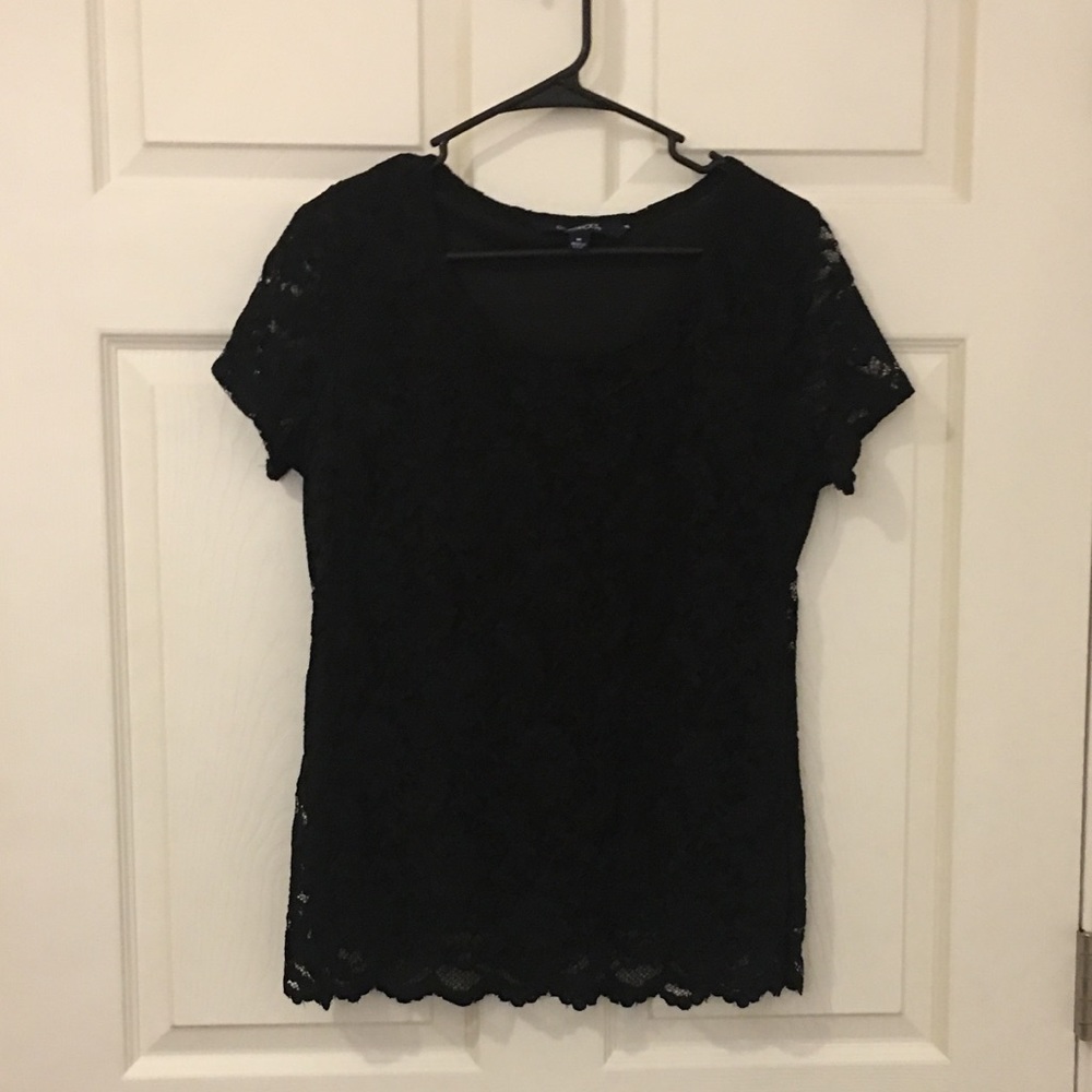 🌟Chadwick’s black lace blouse. Size M